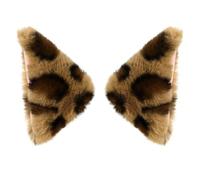 Holibanna Cat Ear Hair Clips Plush Furry Animal Ears Hair Clip Hairband Cute Fox Hairpin Headwear Headpiece for Halloween Costume Cosplay Party Dress