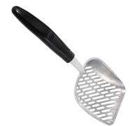 Holibanna Cat Litter Shovel with Wide Mouth Design Stainless Steel White | PET Owner Cleaning Tool, Suitable for Types of Garbage, Powerful Litter Cleanup, Cat Use