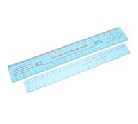 Holibanna Ceramic Clay Sculpture Measuring Tool 2Pcs Plastic Shrinkage Scale Ruler Pottery Craft Supply for Modeling and Shaping Air Dry Clay