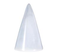 Holibanna Ceramic Ring Cone Stand Finger Ring Display Holder Tower Shape Jewelry Storage Rack for Elegant Showcase and Store Use