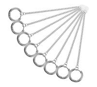 Holibanna Chain Titanium Steel Material Earphone 8pcs Anti-lost Earring with Comfortable Fit and Earring Design Earbuds Holder Strap for Women and Men Suitable for Running and Workout