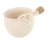 Holibanna Chinese Style Crude Pottery Tea Pot with Side Handle Rustic Gongfu Teapot for Loose Leaf and Blooming Tea Easy Clean Design for Everyday Use