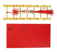 Holibanna Chinese Style Small Ladder Craft Decoration for Housewarming Festive Auspicious Table Ornament with Wealth Increase Function - Elegant Sophisticated Home Décor Accent