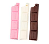 Holibanna Chocolate Shaped Ballpoint Pens Set and Sturdy Material Smooth Writing Gel Ink 3pcs and Sturdy Material, Cute Cartoon Style for Writing and Schoolwork for Adults and Students