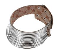 Holibanna Chunky African Punk Choker Necklace Tribal Collar Jewelry for Women Lightweight Comfortable Statement Accessory for Special Occasions