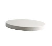 Holibanna Clay Wedging Board White Pottery Plaster Sculpture Base Plate for Clay Disc Wedging Durable Ceramic Drying Slab Reusable and Easy to Clean for Pottery Classes and Workshops