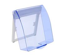Holibanna Clear Plug Protector Cover for Wall Socket Gang Receptacle Protector for Bathroom and Kitchen Safety Easy Installation Durable Construction
