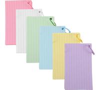 Holibanna Colored Lined Index Cards with 6 Metal Rings, 300 Portable Flashcards for Studying English Words, Multi-Function Hole-Punched Memo Notebooks for Office and School Revision