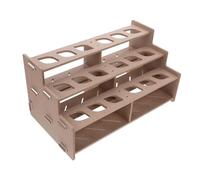 Holibanna Compact Desktop Paint Rack Organizer for Bottles Stable Multi Stand for Oil and Watercolor Paints Brush Holder for Artists Teachers Hobbyists and Classrooms