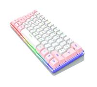 Holibanna Compact Rgb Gaming Keyboard for Wired USB Membrane Keyboard with Fast Response and Comfortable Design for Gamers and Typists