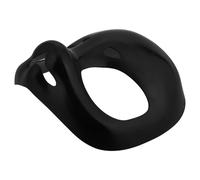 Holibanna Craftsmanship Black Plastic Skull Mask Masquerade Mask for Cosplay Diy Animal Mask for Halloween