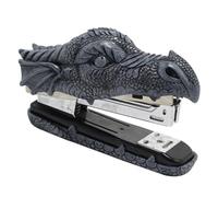 Holibanna Creative Resin Crocodile Desktop Stapler Decorative Office Supply for School Stationery Student Use, Modeling Manual Stapler for Desk Organization