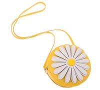 Holibanna Cute Daisy Pu Purse Bag for Little, Charming Crossbody Wallet with Comfortable Fit, Easy to Store Coins and Small Items, for Outdoor Play and Kindergarten