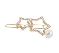 Holibanna Cute Star Hair Pins Rhinestones and Imitation Pearl Elegant Hair Clips for Women Girls Styling Accessories