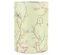 Holibanna Cylindrical Fabric Lamp Shade with Unique Floral Print for Dining and Bedroom Easy Installation Soft Warm Light Replacement for Chandelier and Table Lamps