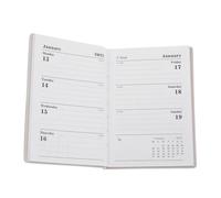 Holibanna Daily Planner Notebook Blue Stripe Schedule Organizer for Students and Household Use Portable Agenda Notepad for Planning Note Taking and Habit Tracking