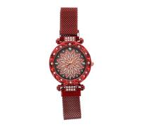 Holibanna Dazzling Diamond Watch Stainless Steel Wristwatch Quartz Movement Ideal Present for Birthday