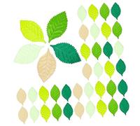 Holibanna Decorative Leaf Confetti Vibrant Green Leaf Modeling Confetti for for Weddings Birthdays Showers and Scrapbooking of Autumn Themed Party Decorations