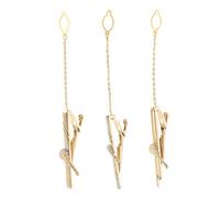 Holibanna Decorative Music Tie Clip Violin Guitar Design Necktie Clips for Men Polished Finish for Weddings Banquets Special Occasions Unique Accessory for Music Lovers