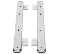 Holibanna Desk Keyboard Slide Rails 35mm Wide 350mm Length White Ball Bearing Drawer Runners for Computer Desk Home Office Keyboard Tray Hardware