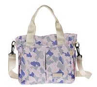Holibanna Diaper Travel Bag Mommy Handbag with Dry Wet Compartments | Nylon Build, Safe Fabric, Water Resistant Finish, Left and Right Bottle Storage, Multiple Carry Methods