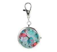 Holibanna Digital Nurse Alloy Watch Flamingo Pattern Kids Pocket Watch Large Dial Child Exam Form