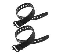 Holibanna Dive Knife Leg Strap, Adjustable Rubber with 2pcs Quick Release Buckle Black Flexible Scuba Diving Sheath Strap Preventing Slippage for Water Sports Spearfishing