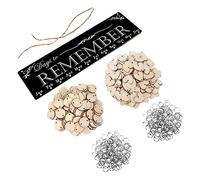 Holibanna DIY Birthday Calendar Wall Hanging Decoration Kit with Tags Perpetual Birthday Reminder Board for Family and Friends Unfinished Discs for DIY Craft Home Wall Decor Countdown