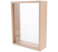 Holibanna DIY Hollow Shadow Box Photo Frame 8-inch Floating Display Case for Dried Flowers and Plants, 1pcs 15.2x20.3cm Wall and Table Home Decor