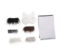 Holibanna DIY Making Kit Blank Felt Animal Masks for Halloween Masquerade Parties Theatrical Performances Comfortable Durable Crafting Fun