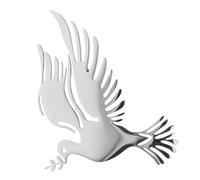 Holibanna Dove Brooch Metal Remembrance Pin for Veterans Memorials Casual and Formal Wear Stylish Animal Lapel Accessory