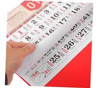 Holibanna Dragon Year Hanging Wall Calendar Clear Printed Traditional Chinese Lunar Date Office Delicate Design Family and Friends