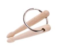 Holibanna Drum Accessory Small Key and Keychain Stick Light Alloy Zinc Pendant Decorative for Music and Band Members