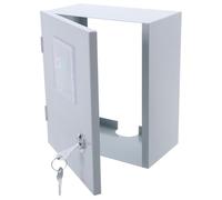 Holibanna Electric Meter Box Cover with Door Shield, Iron Surface-mounted Electrical Box Structure, Impact Resistant for Outdoor and Industrial Settings, Convenient Data Access