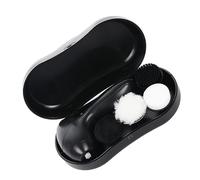 Holibanna Electric Shoe Polisher Kit Handheld Leather Care Brush for Easy Cleaning and Maintenance of Leather Shoes Bags and Furniture for Daily Use Black Random Color