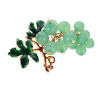 Holibanna Elegant Green Grape Brooch Pin Made of Zinc Alloy, Versatile Accessory with Unique Design for Women and Girls, for Hats and Sweaters during Xmas and Holiday Seasons