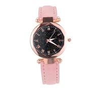 Holibanna Elegant Women Leisure Watch Girls Wrist Watch Stylish Roman Dial Stainless Steel Leather
