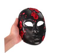 Holibanna Embroidered Floral Applique for Women Lightweight Full Face Cosplay Accessory with Elegant Craftsmanship for Halloween Carnival Christmas and Festival Dress-up Events