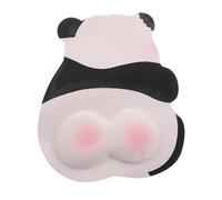 Holibanna Ergonomic Mouse Mat Mouse Pad with Wrist Rest Cushion Panda Shaped Silk Material, Lightweight and Nonslip Cute Aesthetic Office for Laptop and Computer Use