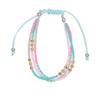 Holibanna Ethnic Style Multi-Layers Bracelet Braided Rope Colorful Wristband Lightweight Wrist Decoration for Festival and Casual Outings