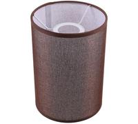 Holibanna Fabric Lamp Shade Cylindrical E27 Cylindrical Lampshade Replacement Clip On Light Bulb Cage Guard for Table Floor Ceiling Chandelier Light