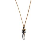 Holibanna Fashion Accessory Brass with Chic Outlook Daily Decor Necklace Romantic Neck Pendant Stylish Love Witness Jewelry for Women for New Year and Ball Events