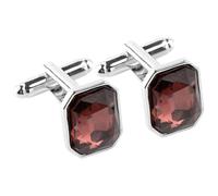 Holibanna Fashion Alloy Cufflinks with Rhinestones for Shirt Sleeves, 1 Pair Party Dressing Cuff Links, Women’S Costume Sleeve Accessories