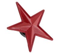 Holibanna Five-pointed Star with Elegant Versatility Vintage Red for Women Brooch Pin Zinc Alloy Lapel Decoration for Fashion and Variety of Occasions