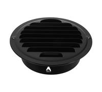 Holibanna Flat Head Stainless Steel Dryer Vent Cover Outdoor Efficiency Air Vent Cover Black Sleek Modern Design for Kitchen Exhaust Systems Exterior Wall Installations