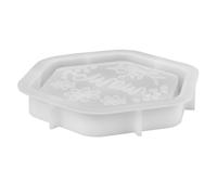 Holibanna Flexible Silicone Jewelry Tray Mold for DIY Epoxy Casting Multi Function and Round Shapes Easy Demold Wear Resistant for Home Office and Gifts