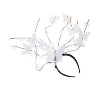Holibanna Floral Headband Butterfly Wings Women Party Headband Decorative Headdress for Festival