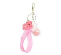 Holibanna Fluffy Bunny Keychain Floating Milk Tea Pendant Rabbit Charm Hanging Ornament for DIY
