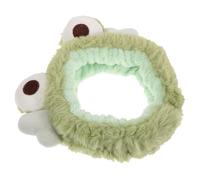 Holibanna Frog Makeup Headband for Women Cute Plush Facial Washing Skincare Hairband for Spa Days and Face Masks Unisex Design for All Ages