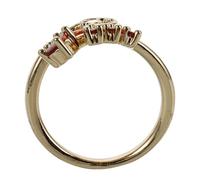 Holibanna Geometric Ring Adjustable Leaf Flower Ring Simple Minimalist Jewelry for Women